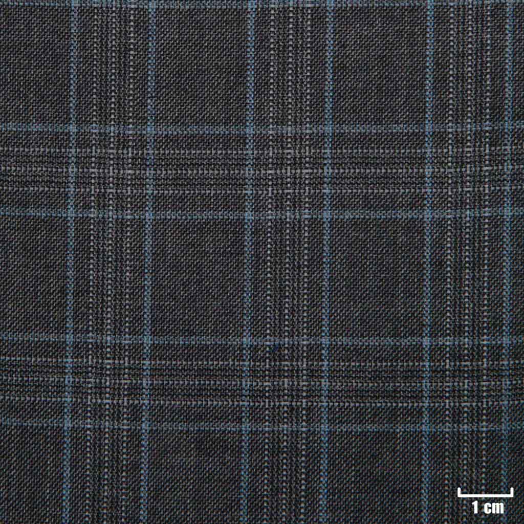 DARK GREY, BLUE CHECKS