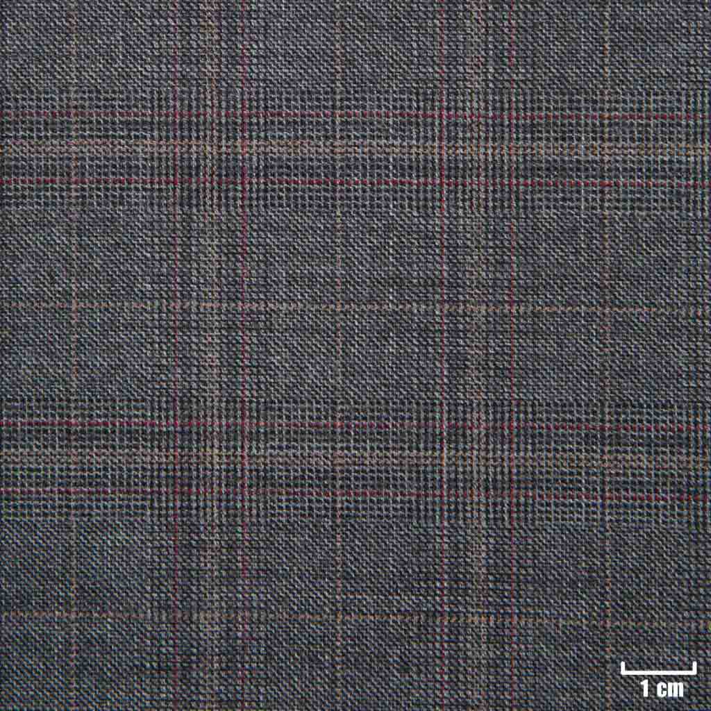 GREY, RED CHECKS