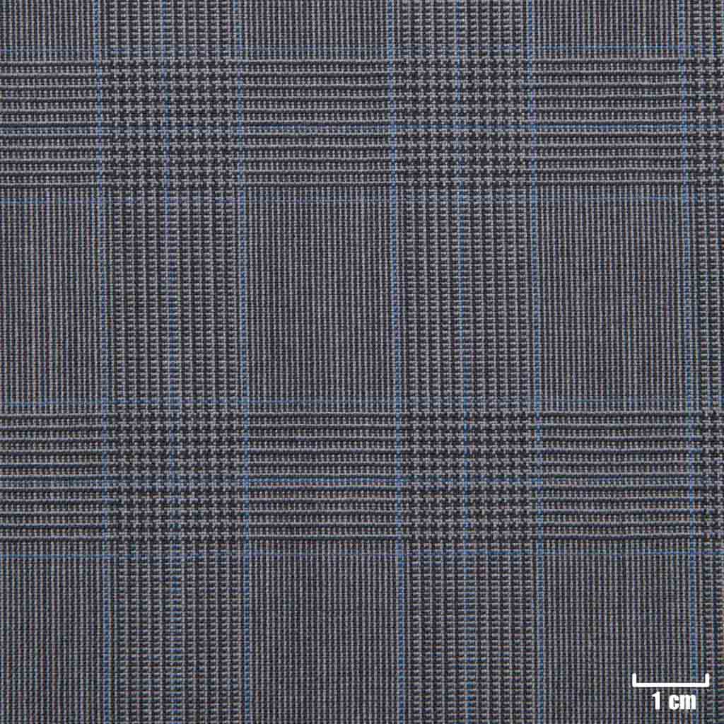 GREY, BLUE CHECKS