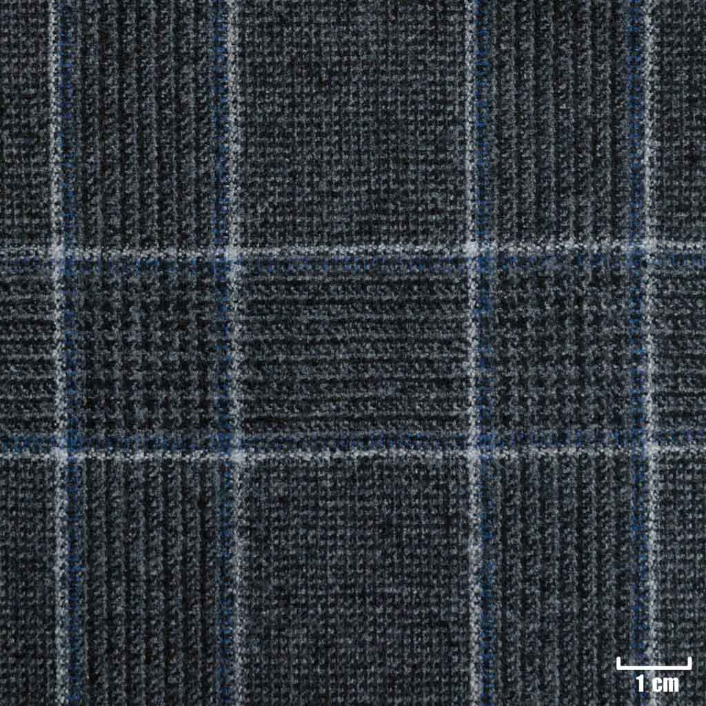 GREY, BLUE/OFF WHITE CHECKS