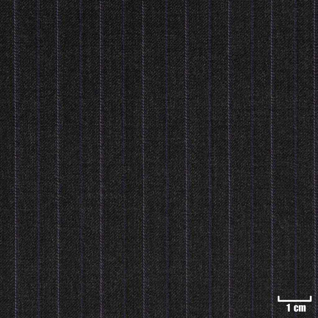 CHARCOAL, NARROW PURPLE STRIPES