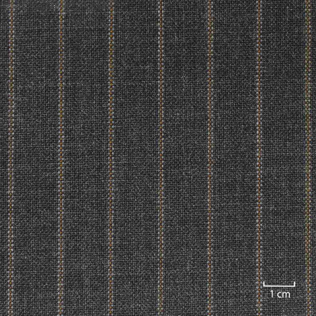 CHARCOAL, BROWN STRIPES