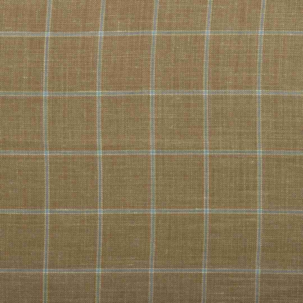 TAN, BLUE CHECKS (ST# 32046)