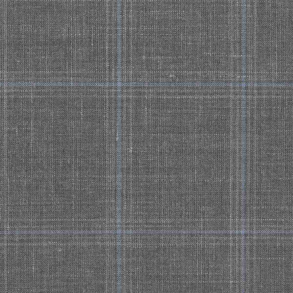 GREY, MIXED BLUE CHECKS (DR# 50405)