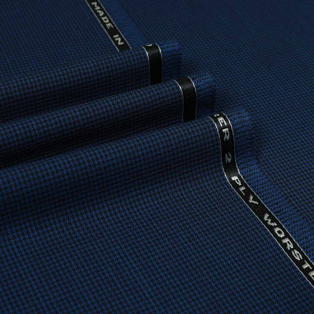 BLUE, BLACK HOUNDSTOOTH