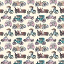 CARTOON CARS PATTERN