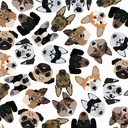 CARTOON DOGS PATTERN