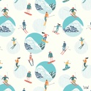 SKIING PATTERN