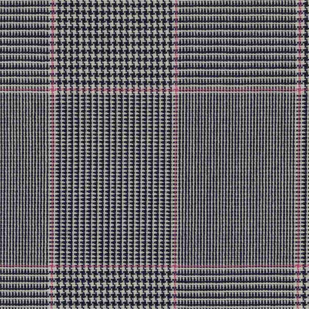 BLUE,PINK CHECKS, 4PLY (DR# 18157)