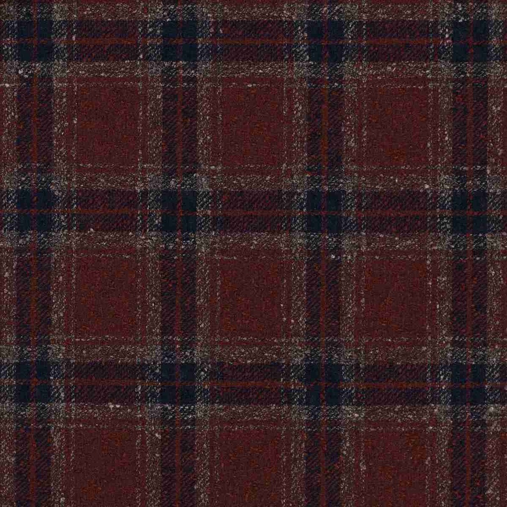 BROWN, BLUE CHECKS