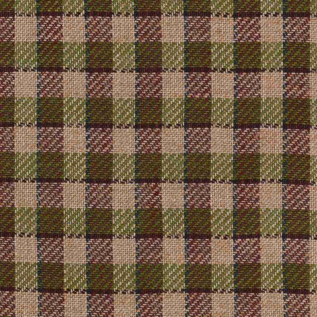 BROWN, GREEN CHECKS