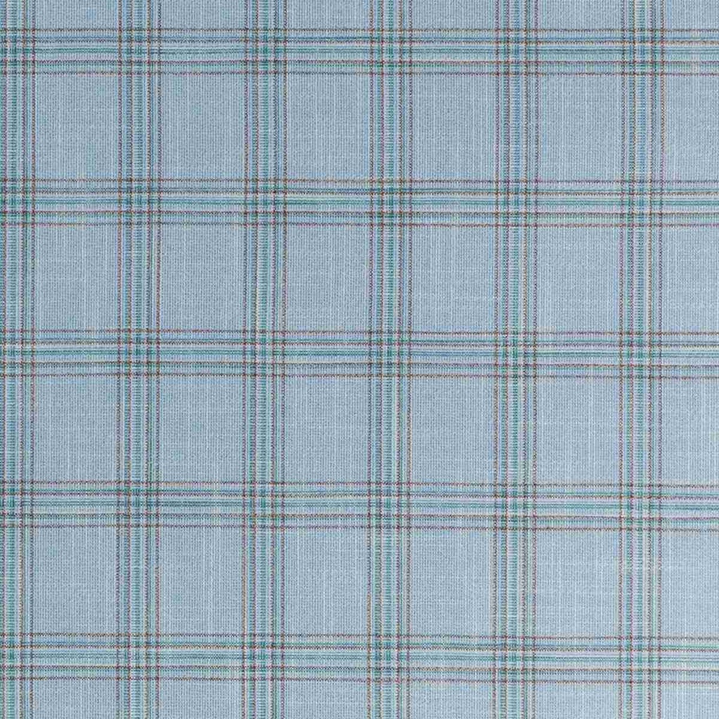 LIGHT BLUE,BROWN CHECKS