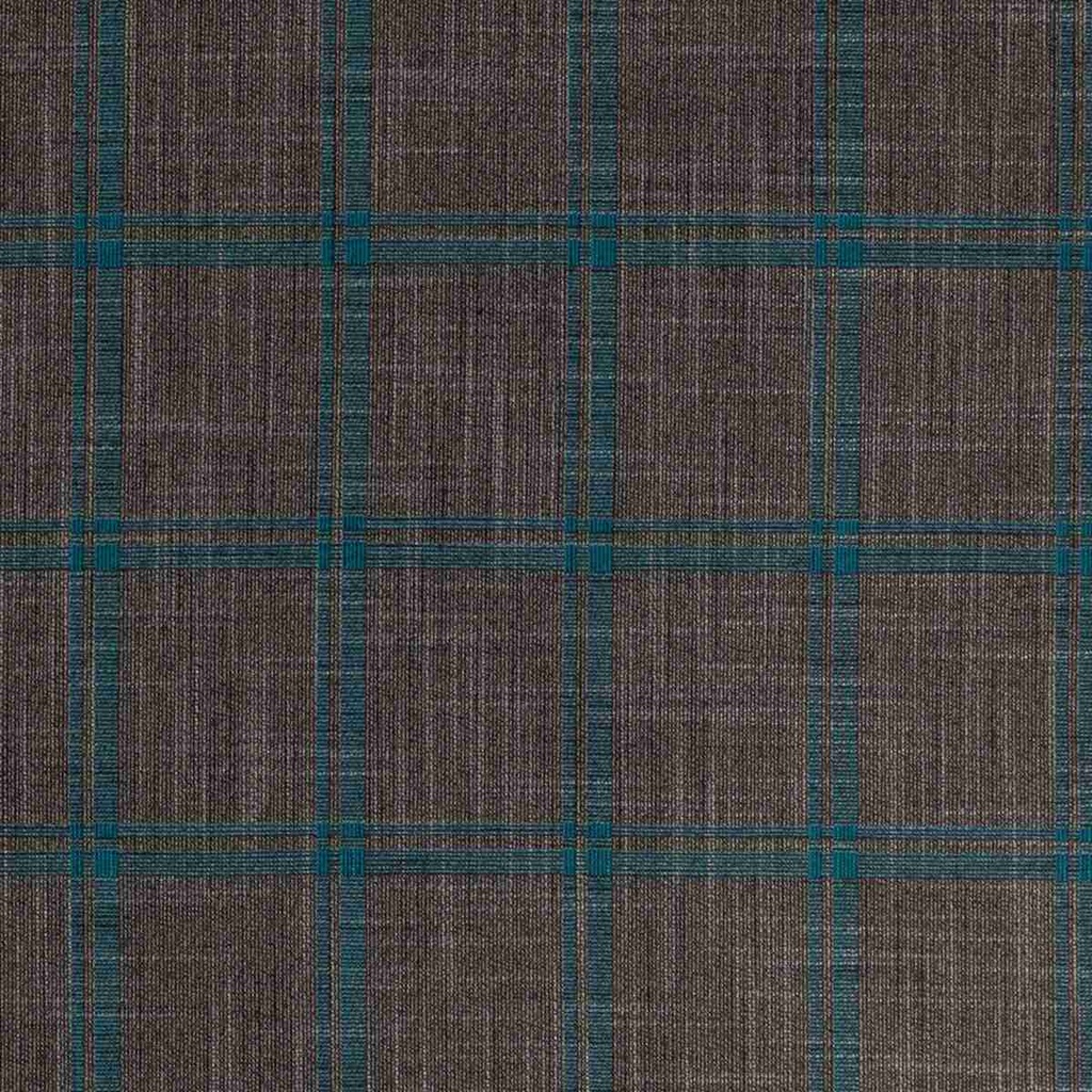 DARK BROWN,BLUE CHECKS