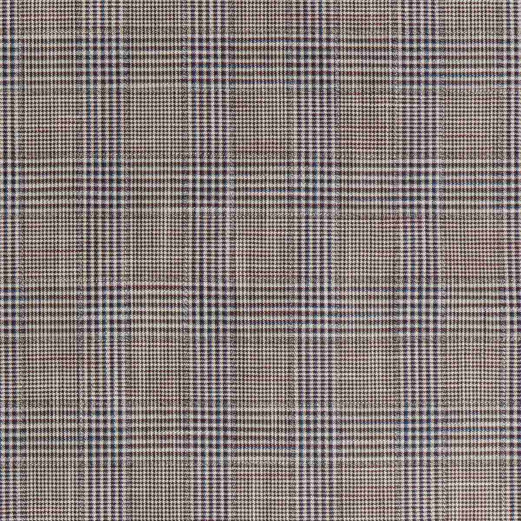 BROWN,BLUE CHECKS