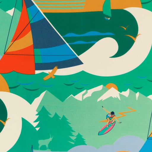 [660436] GREEN, SURFING