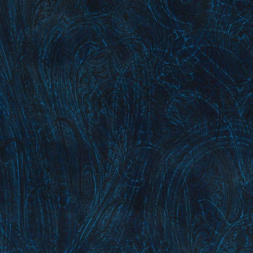 [660450] DARK BLUE, PAISLEYS