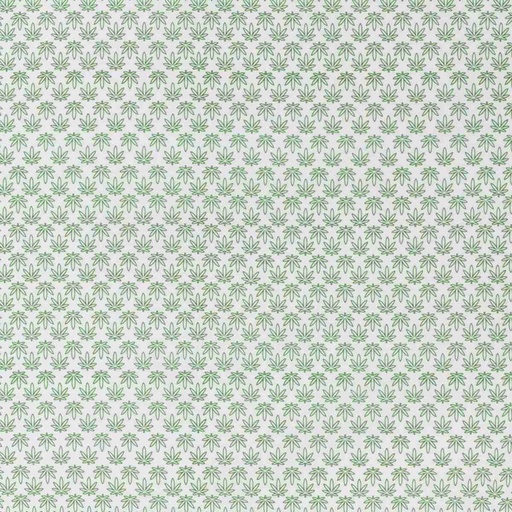 [660550] GREEN, HEMP LEAVES DESIGN