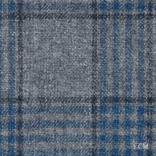 [321036] GREY, BLUE CHECKS