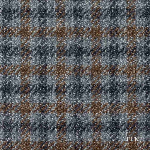 [321042] GREY, BROWN HOUNDSTOOTH