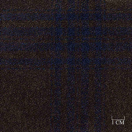 [321050] BROWN, BLUE CHECKS