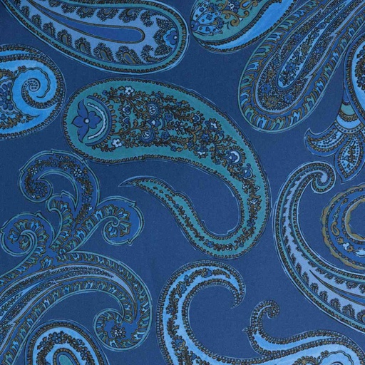 [664643] BLUE PAISLEY