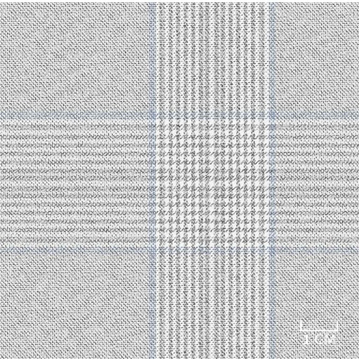 [452013] LIGHT GREY,BLUE CHECKS