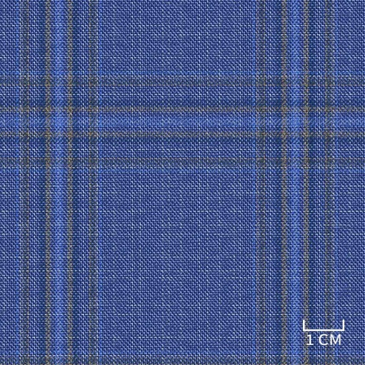 [452027] BLUE,BROWN CHECKS