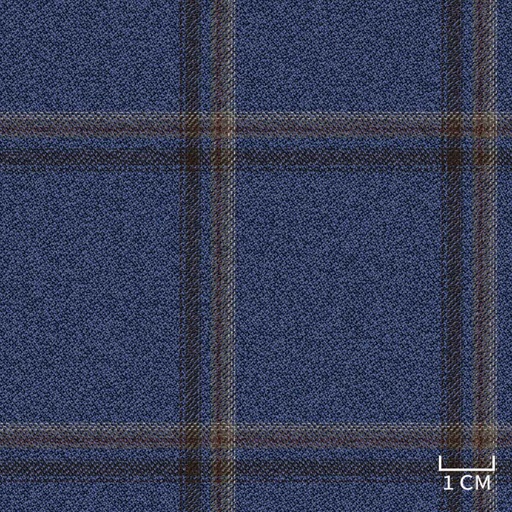 [452045] BLUE,BROWN CHECKS