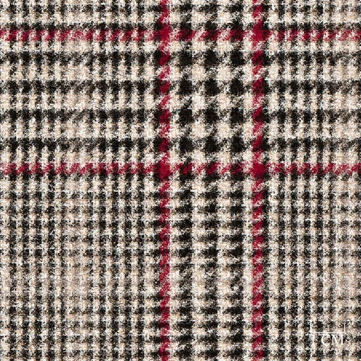 [452101] DARK KHAKI,RED CHECKS