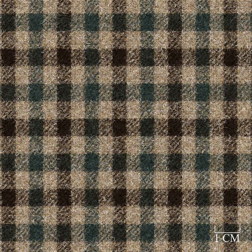 [452112] KHAKI,GREEN CHECKS