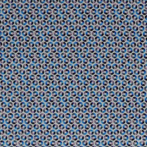 [701910] BLUE, CIRCLE PATTERN