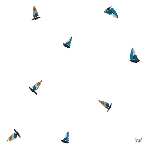 [701916] SAILBOAT PATTERN