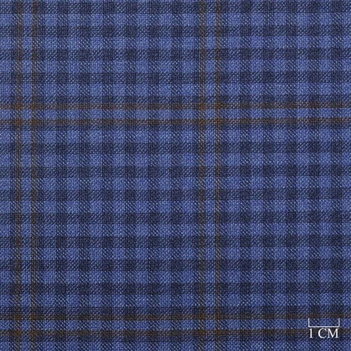 [824035] BLUE,BROWN CHECKS