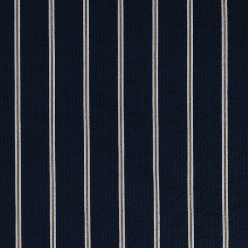 [665111] DARK BLUE, TAN STRIPES
