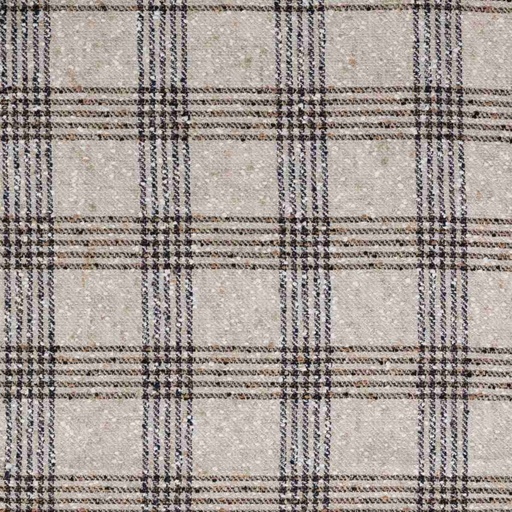 [665202] BEIGE, BROWN CHECKS