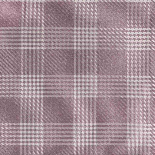 [665210] WHITE, PURPLE CHECKS