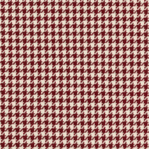 [665243] RED, WHITE HOUNDSTOOTH