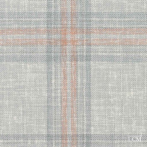 [321205] GREY, ORANGE CHECKS