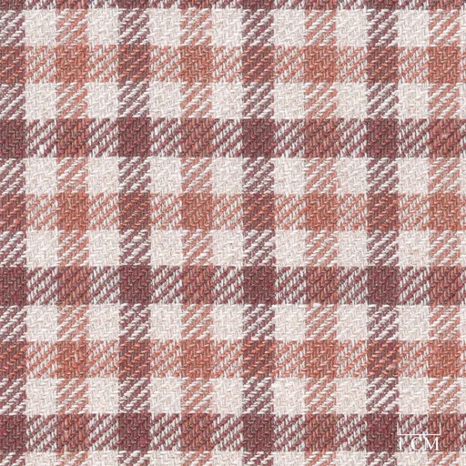 [321327] BROWN, ORANGE CHECKS