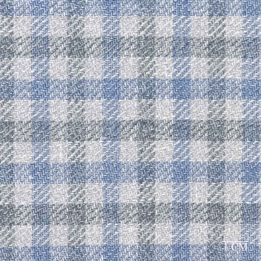 [321330] BLUE, GREY CHECKS