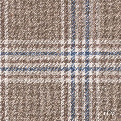 [321337] BROWN, BLUE CHECKS