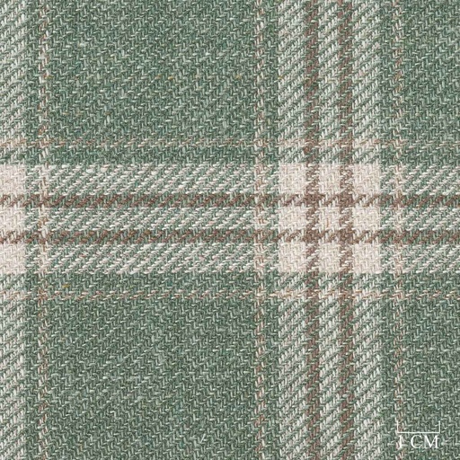 [321342] GREEN, BROWN CHECKS