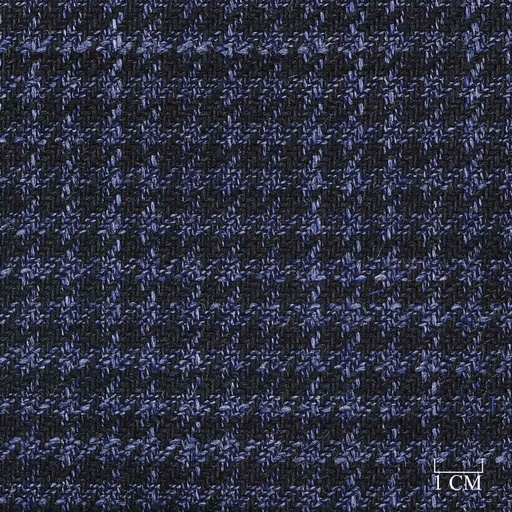 [610905] DARK BLUE, BLACK CHECKS