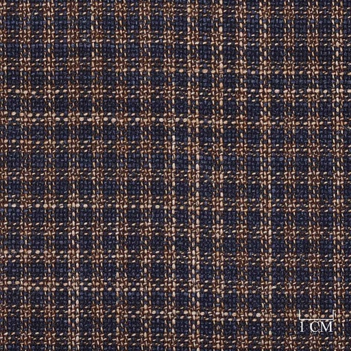 [610922] BROWN, BLUE CHECKS