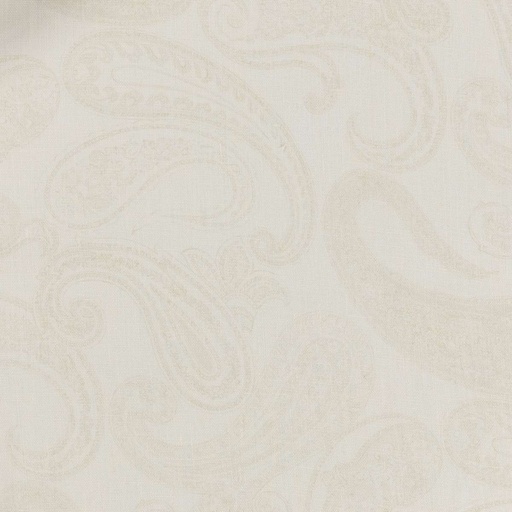 [665302] OFF_WHITE, PAISLEY PRINT