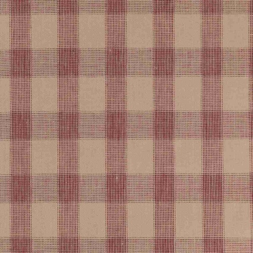 [665319] TAN, RED CHECKS