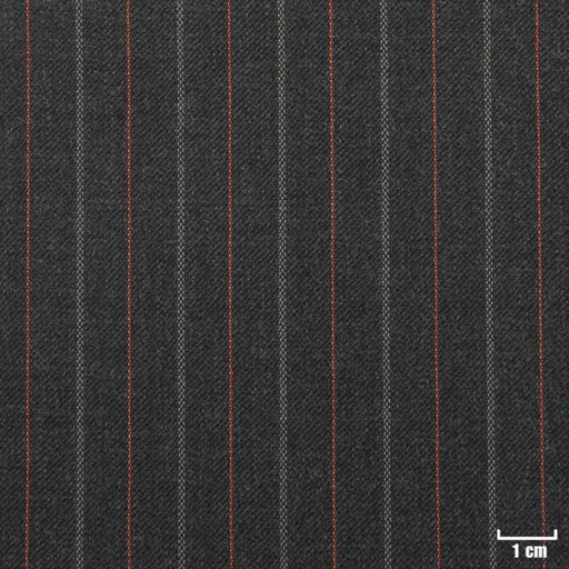 [104221] CHARCOAL, GREY/RED DOTTED STRIPES