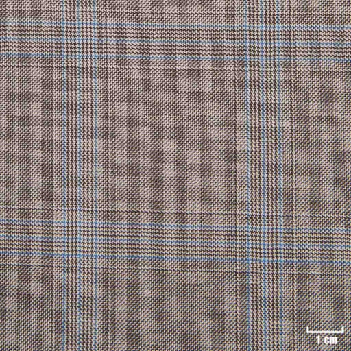 [104239] BROWN, TRIPLE BLUE CHECKS