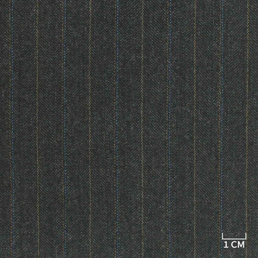 [104246] CHARCOAL, BLUE/ORANGE STRIPES