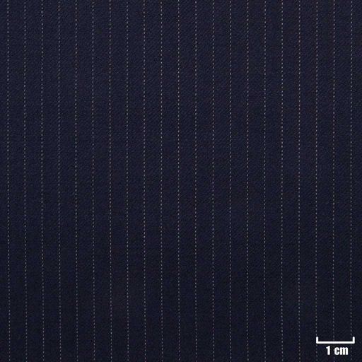 [209540] DARK BLUE, NARROW WHITE STRIPES